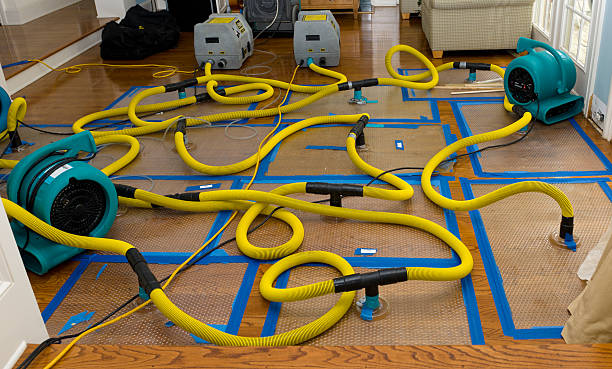 Professional Water Extraction technician working in Port Aransas, TX